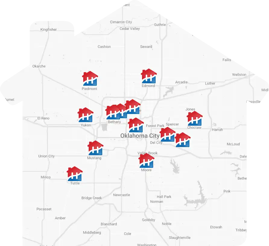 Map | Hardin's Heating & Cooling